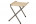 Набор для кемпинга стол 4 стула 120 х 60 см, коричневый