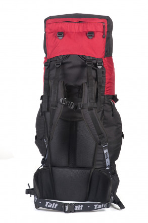 Рюкзак туристический Хальмер 4, с латами, черный-вишня, 100 л, ТАЙФ